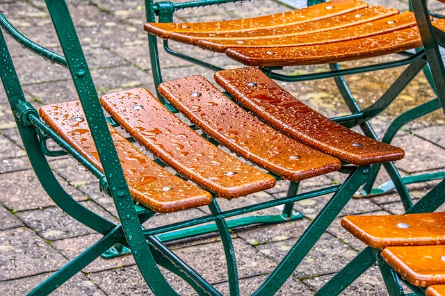 Möbel im Garten